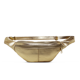 Pochete de Couro Lucca - Dourado Pochete de Couro Lucca - Dourado