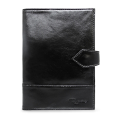Porta Agenda de Couro - Preto Porta Agenda de Couro - Preto