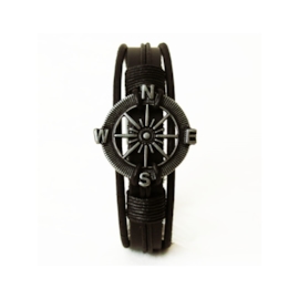 Pulseira Rosa dos Ventos – Preto Pulseira Rosa dos Ventos – Preto